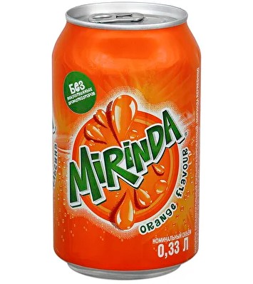 Фото Mirinda 0,33 л.